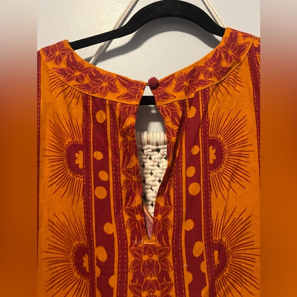 Farm Rio x Anthropologie Printed V Neck Tunic Dress - Picture 10 of 10